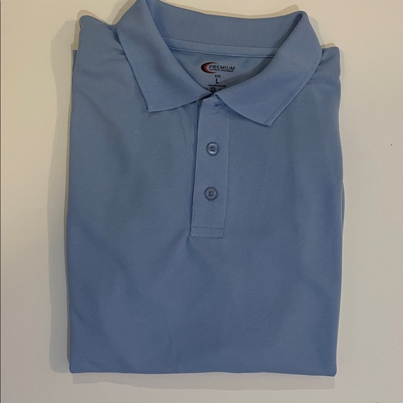 Classic Men's Light Blue Polo Shirt size L - Picture 4 of 4